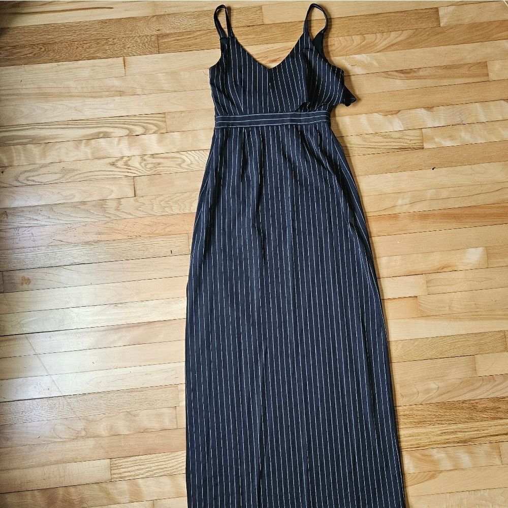 Haute Monde Pinstriped Maxi Dress - Picture 7 of 10